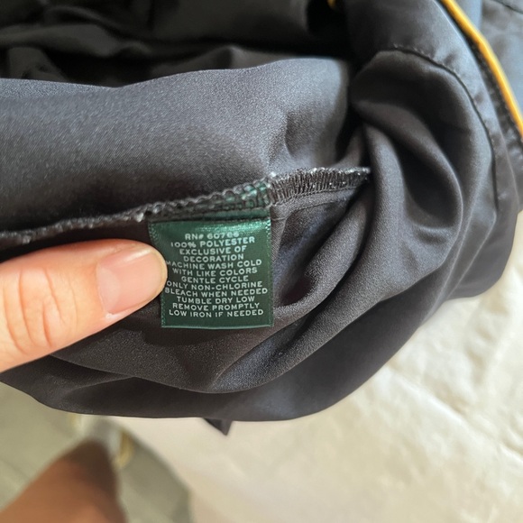 Ralph Lauren Black and Gold Pajama Set - Picture 6 of 6